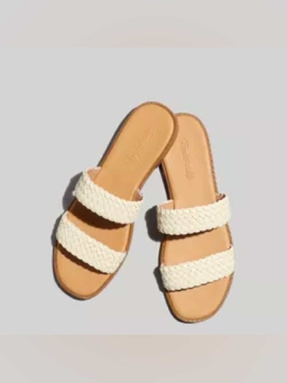 Madewell the Teagan slide sandal in leather